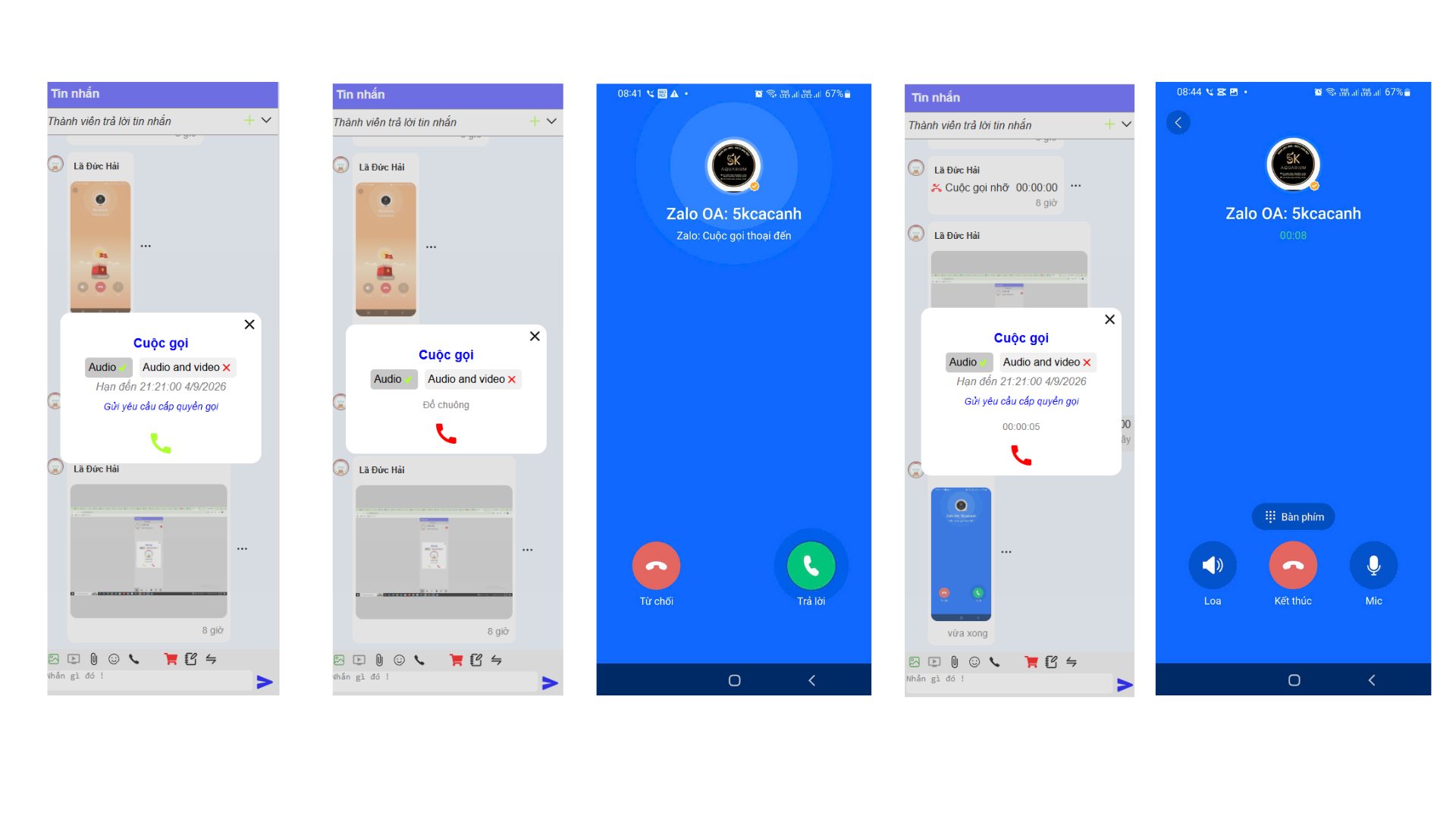 Gọi Điện Zalo VoIP 1-Click
